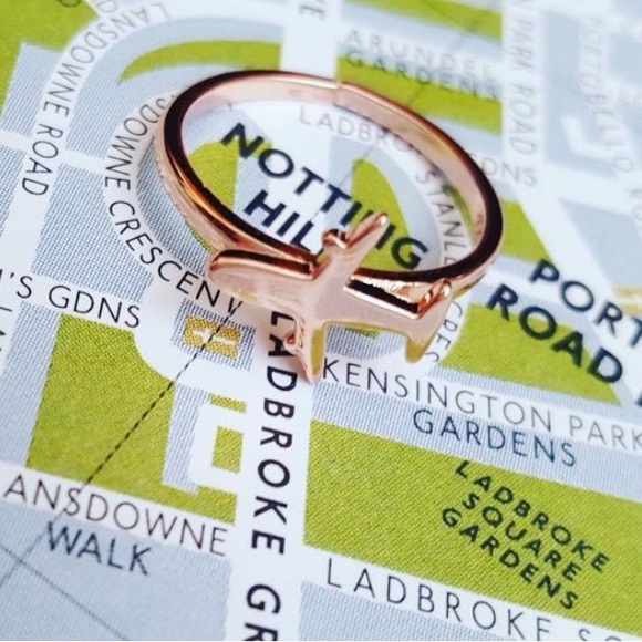 Rose Gold Necklace and Earrings Set Ring, Necklace, Earrings - Picture 3 of 9